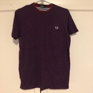 New Fred Perry Stripe T-Shirt - Small